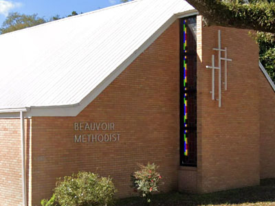 Outside shot of church